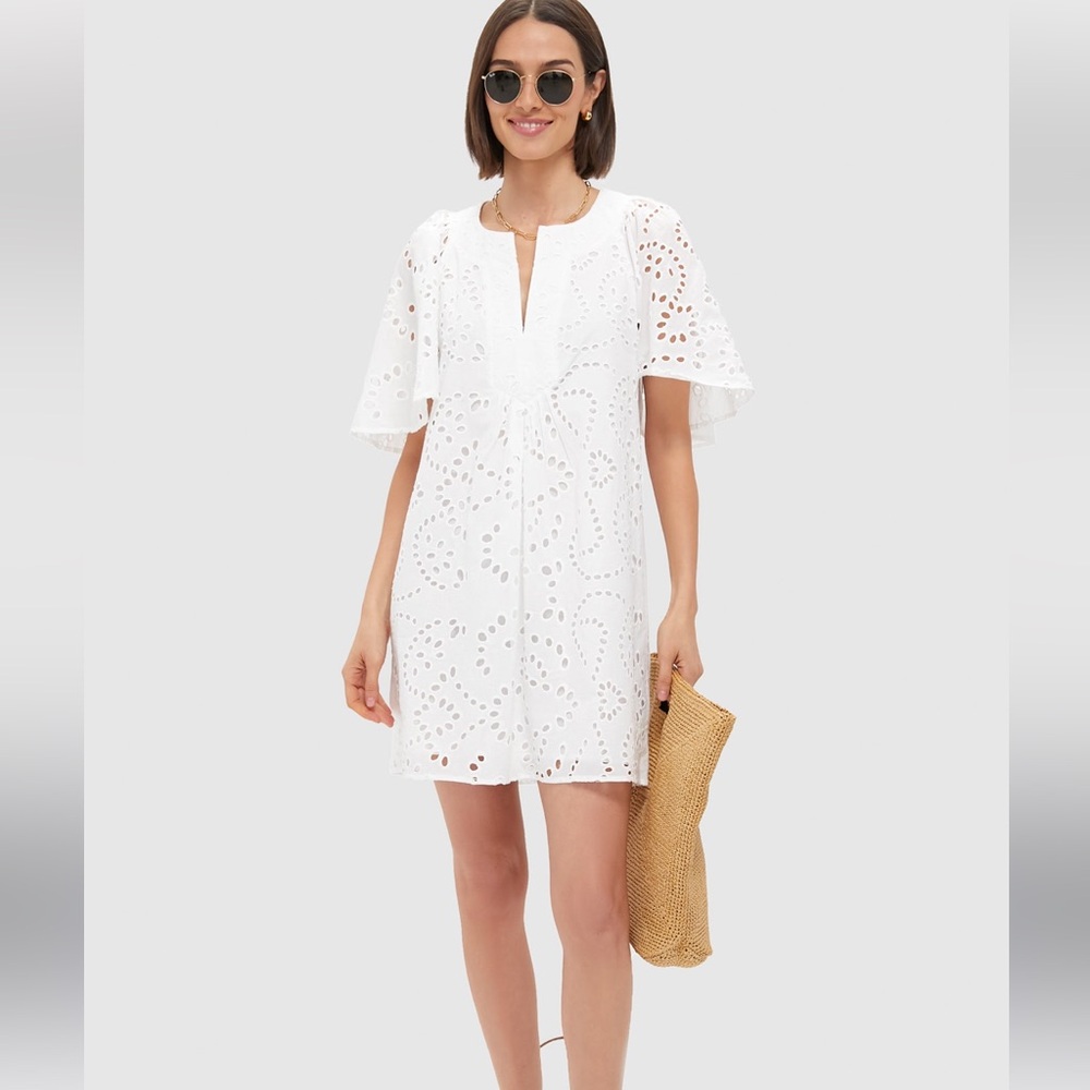 Pomander Place white eyelet dress